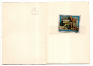 1979 Silver Stamp - Agrigento - Tribute Postal Director