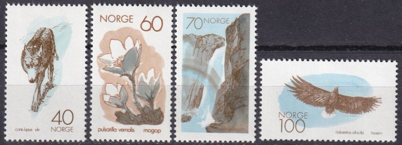 Norway #551-4  F-VF Unused  CV $6.75  (Z4755)