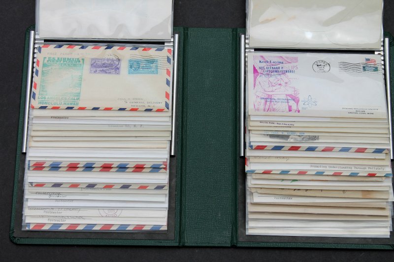 VDP FLIP FILE FIRST DAY COVER ALBUM  with 50 Unique Covers FDC, 1st Flight, DPO