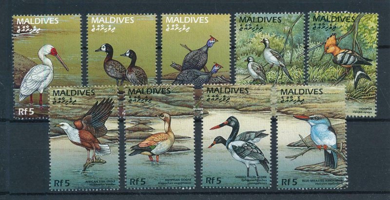 [103083] Maldives 1996 Birds vögel oiseaux From set MNH