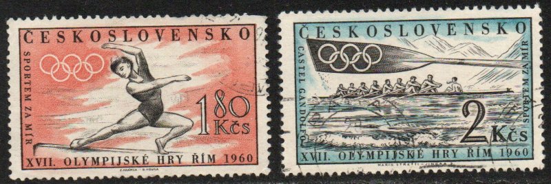 Czechoslovakia Sc #968-969 Used