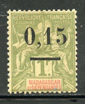 Madagascar # 55, Mint Hinge, CV 14.50.