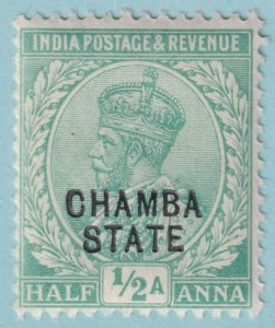 INDIA - CHAMBA STATE 33  MINT NEVER HINGED OG ** NO FAULTS VERY FINE! - GRP