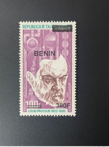 Benin 2008 - 2009 Mi. 1566 Overloaded Overprint Louis Pasteur Airmail-