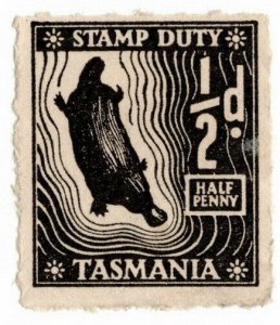 (I.B) Australia - Tasmania Revenue : Stamp Duty ½d