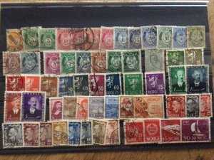 Norway mounted mint or used stamps  A12407