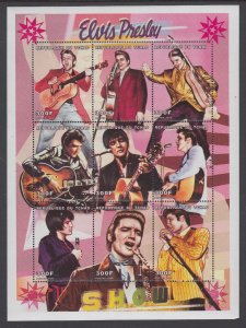 Chad 846 Elvis Souvenir Sheet MNH VF