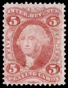 United States Revenue Scott R28c (1862-71) Used F, CV $40.00 W
