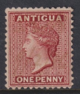 1884 Antigua QV Queen Victoria 1 penny Used Watermark 2 Sc# 20 CV $20.00