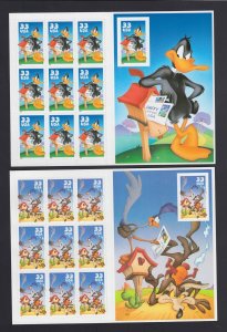 Set of (5) IMPERF Looney Tunes Sheet #3138, 3205, 3307, 3392, & 3535, Mint NH