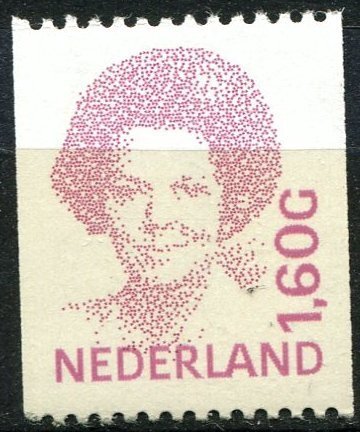 Netherlands Sc#790 MNH, 1.60g mag, Queen Beatrix - 1991-2000 - Type 'Inversio...