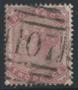 GB QV   SG168   SC# 81 Used  Bradford cancel   see details / scans