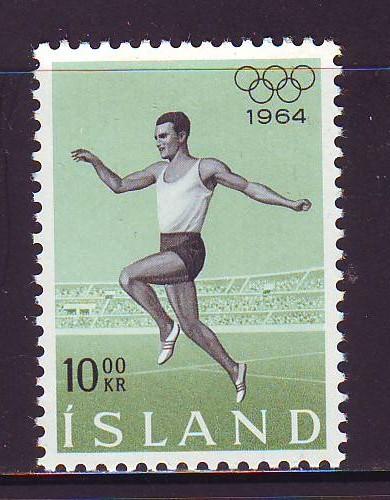 Iceland Sc 369 1964 Tokyo Olympics stamp mint NH