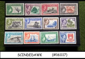 GILBERT AND ELLICE ISLANDS -  1939 KGVI SG#43-54 - 12V - MINT HINGED