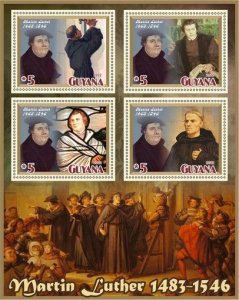 Stamps. Martin Luther Reforma 2023 year 1+1 sheets perforated  NEW