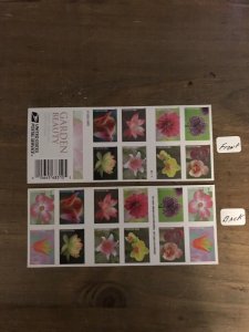 Scott#5558-5567-2021 Garden Beauty Booklet of 20 Stamps MNH. (NEW)