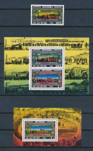[113659] Korea 1980 Railway trains Liverpool-Manchester with Sheet MNH