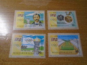 Hungary  #  3443-46  MNH