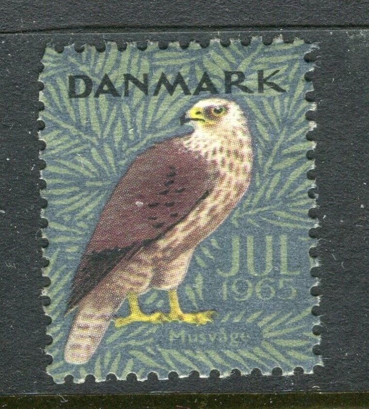 DENMARK; 1965 early Local Christmas Stamp fine used value