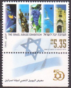 ISRAEL - 1998 ISRAEL JUBILEE - 1V - MINT NH