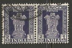 INDIA O138 VFU PAIR C363