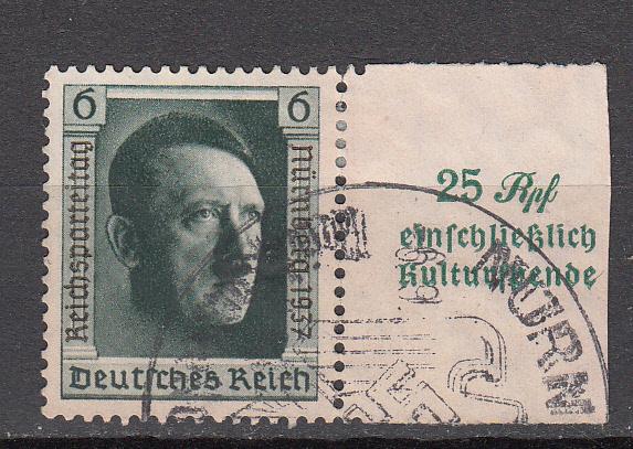 Germany - 1937 Hitler's stamp from S/S Mi# Block 11 (9724)
