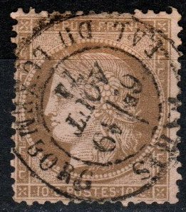 France #55  F-VF Used CV $9.50 (X1951)