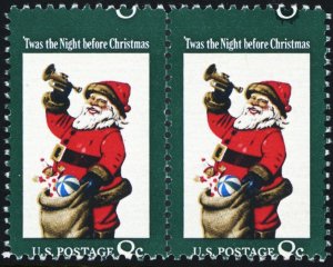 1472, Mint NH 8¢ Nice Misperf Shift Error Pair