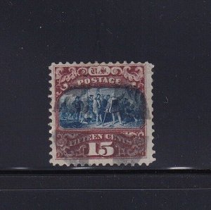 119  F-VF used neat cancel with nice color cv $ 250 ! see pic ! 