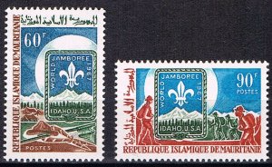 MAURITANIA SC#230-231 Boy Scouts Jamboree (1967) MNH