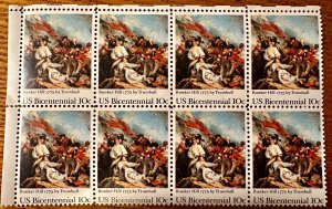 US # 1564 Battle of Bull Run Block of 8 1975 10c Mint NH