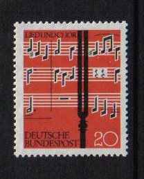 Germany #849  MNH  1962  summer music festivals