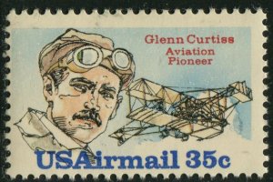 C100  35c Glenn Curtiss Air Mail Mint NH OG