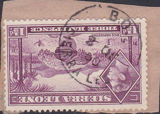 SIERRA LEONE GVI 1½d - 1950 BO cds.........................................87599