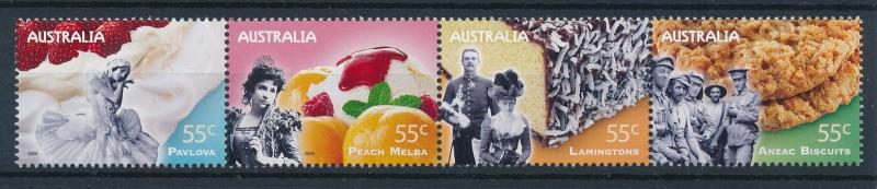 [74016] Australia 2009 Deserts Food Fruit Pavlova Peach Melba Lamingtons  MNH