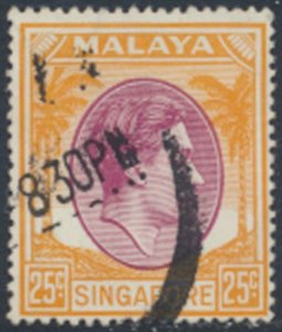 Singapore Malaya    SC# 14a   Used  perf 18  see details & scans