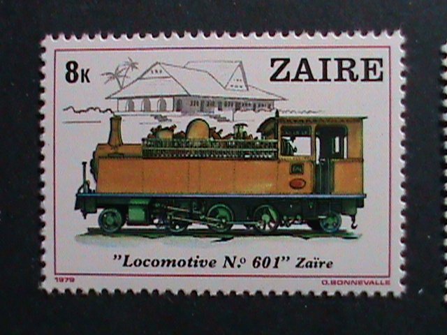 ​ZAIRE-1980 SC# 935-42-WORLD FAMOUS TRAINS -MNH  SET VERY FINE