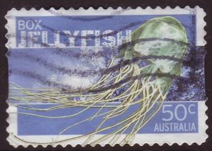 Australia 2006 Sc#2568  50c Box Jellyfish, Marine Life USED.