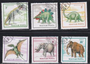 Hungary # 3263-3268, Prehistoric Animals, CTO Wholesale lot of Twenty Sets.10%