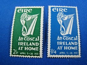 IRELAND  1953  -  SCOTT # 147-148  -  MLH       (Hi14)