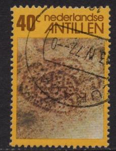 Netherlands Antilles  #393  used 1977  petroglyphs   40c