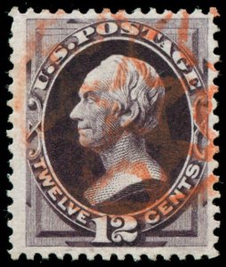 momen: US Stamps #162 Used Red PF Cert VF/XF