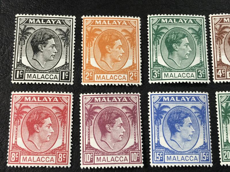 MALAYA/MALACCA # 3-17-MINT/HINGED---COMPLETE SET---1949(LOTC)