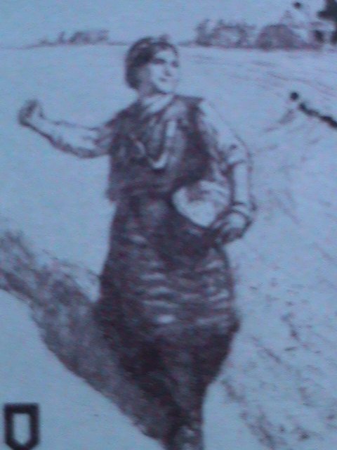 ​CHINA 1961 SC#601 -REBIRTH OF THE TIBETANS-WOMAN SOWER-CTO-NH-OG-XF-LIKE MINT