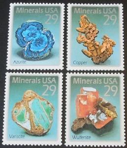 1992 29c Minerals 2700-2703 set of 4 Mint NH