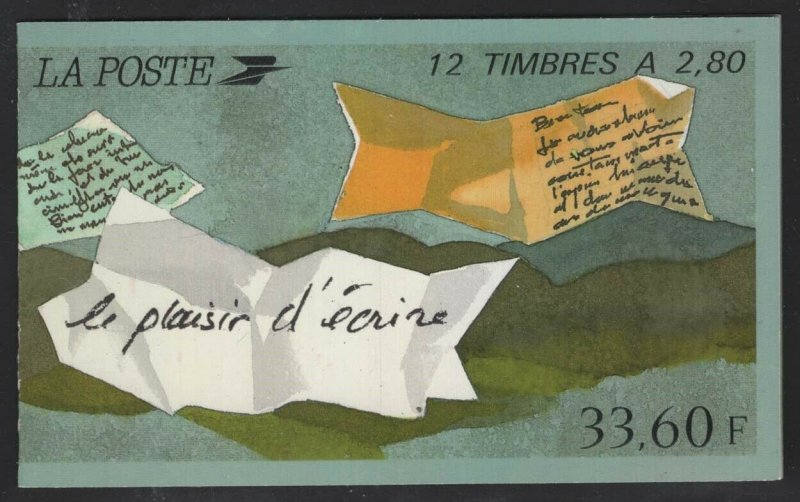 France 1993 33.60F Greetings Booklet Sc# 2394a NH