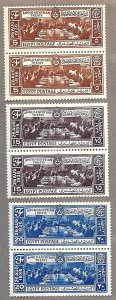 Egypt #203-205,MNH Vertical Pairs -1936- Anglo-Egyptian Treaty - 2 Complete Sets