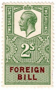 (I.B) George V Revenue : Foreign Bill 2/-