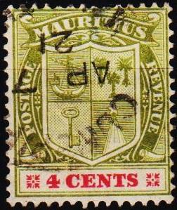 Mauritius. 1910 4c S.G.184 Fine Used