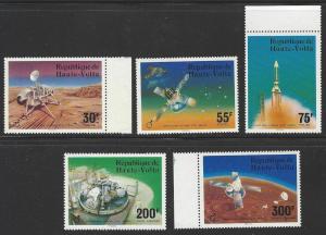 Burkina Faso #398-400, C238-9 VF MNH Set of 5 Space